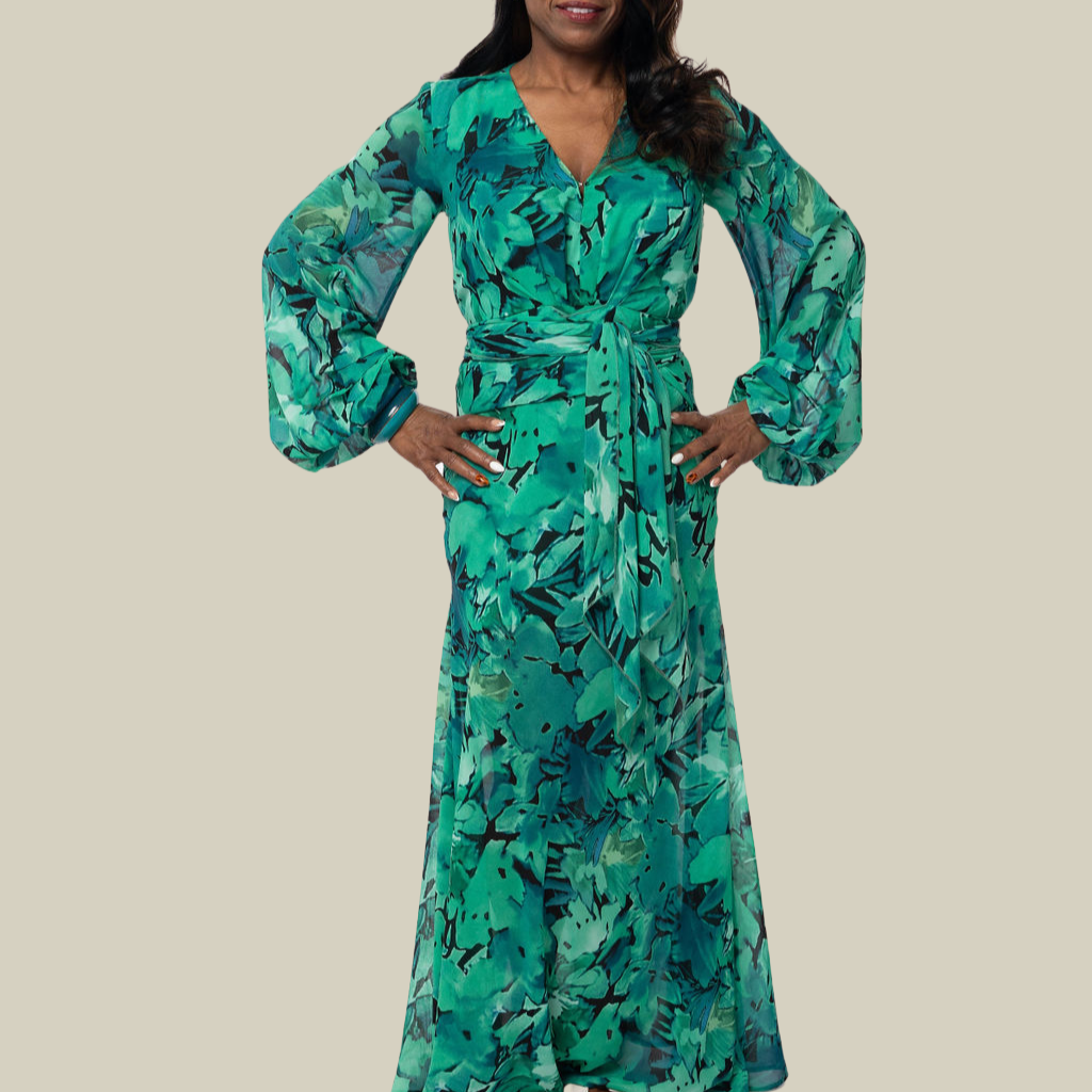 Azure Oasis Maxi Dress