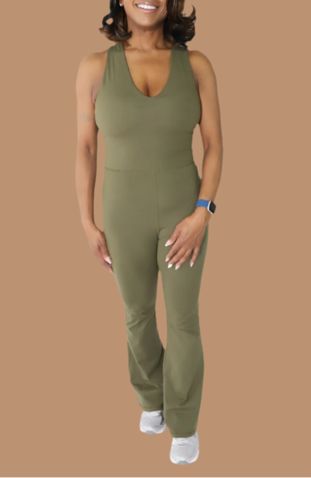 Airport Cross-Back Active Jumpsuit