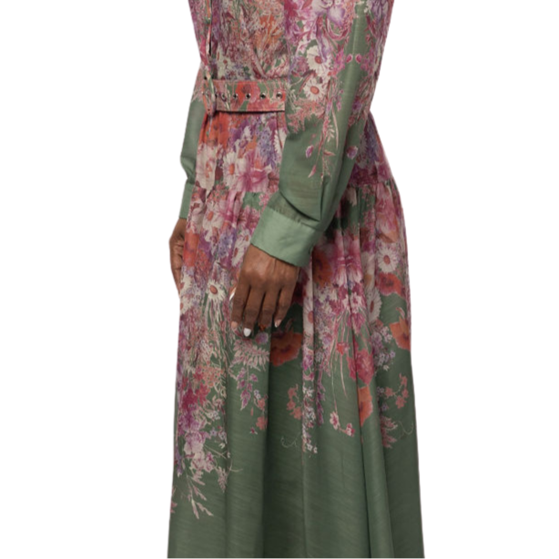 Panama Bloom Horizon Maxi Dress