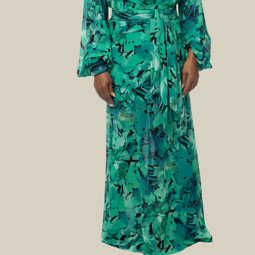 Azure Oasis Maxi Dress