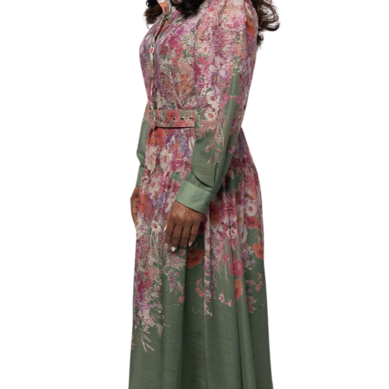 Panama Bloom Horizon Maxi Dress