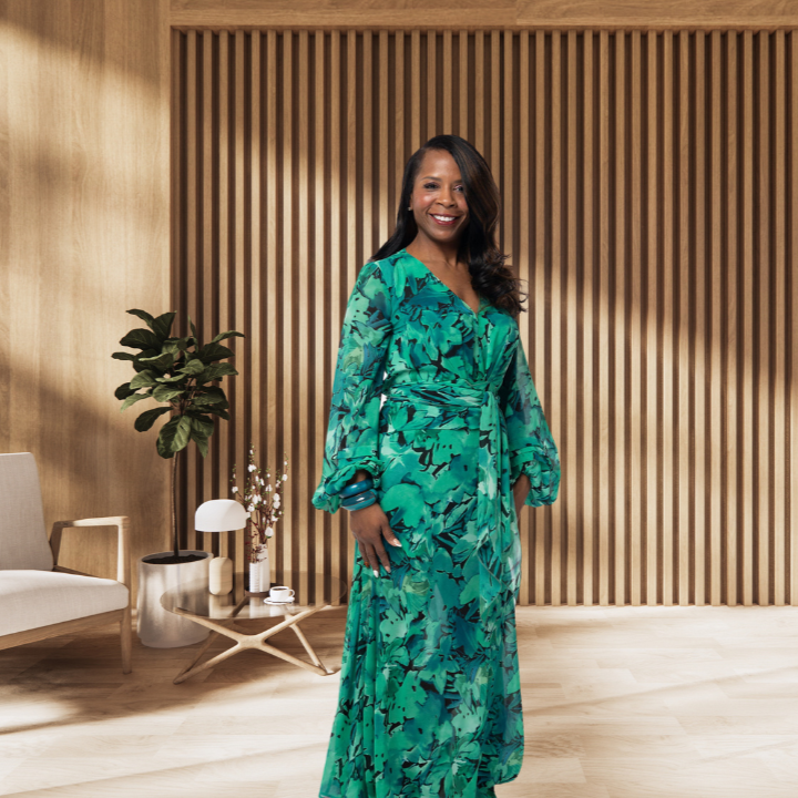 Azure Oasis Maxi Dress